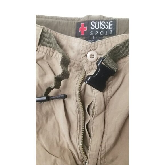Suisse Sport Vintage Cargo Belt Men's S multiple pockets zip hook eye closure - Picture 8 of 13